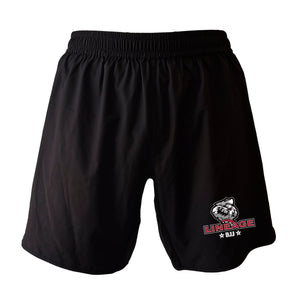 Lineage BJJ All Black Custom Shorts 2.0 #8114 B