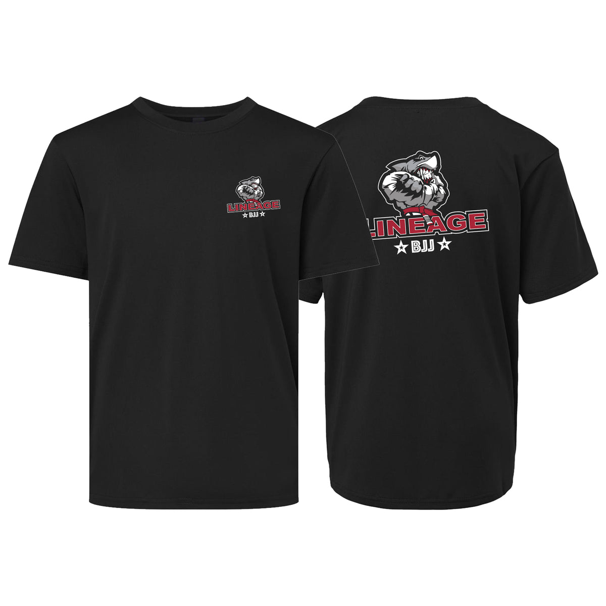 Lineage BJJ Academy Dry Fit Kids Shirts #8114 B