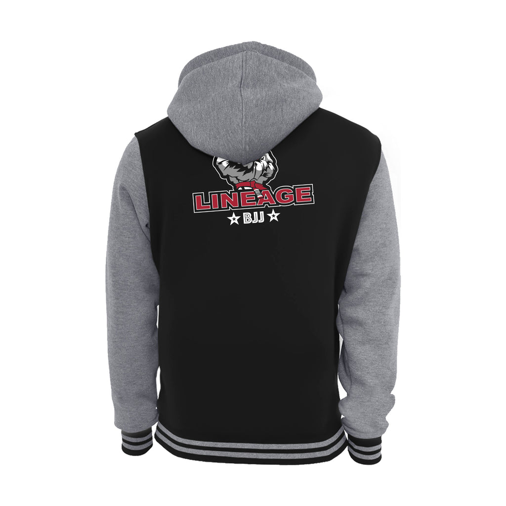 Lineage BJJ Academy Varsity Zip-Up Hoodies #8114 B