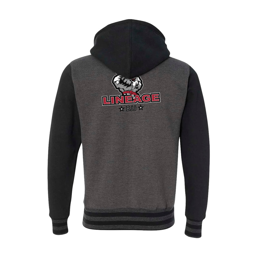 Lineage BJJ Academy Varsity Zip-Up Hoodies #8114 B