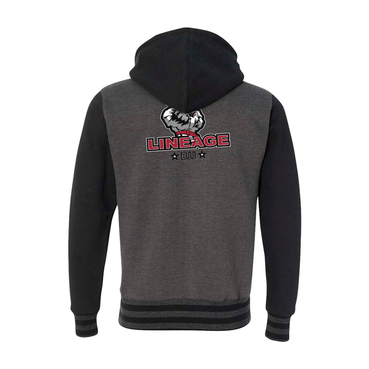 Lineage BJJ Academy Varsity Zip-Up Hoodies #8114 B