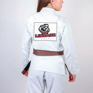 Lineage BJJ Academy Women's Gi - White #1605 B