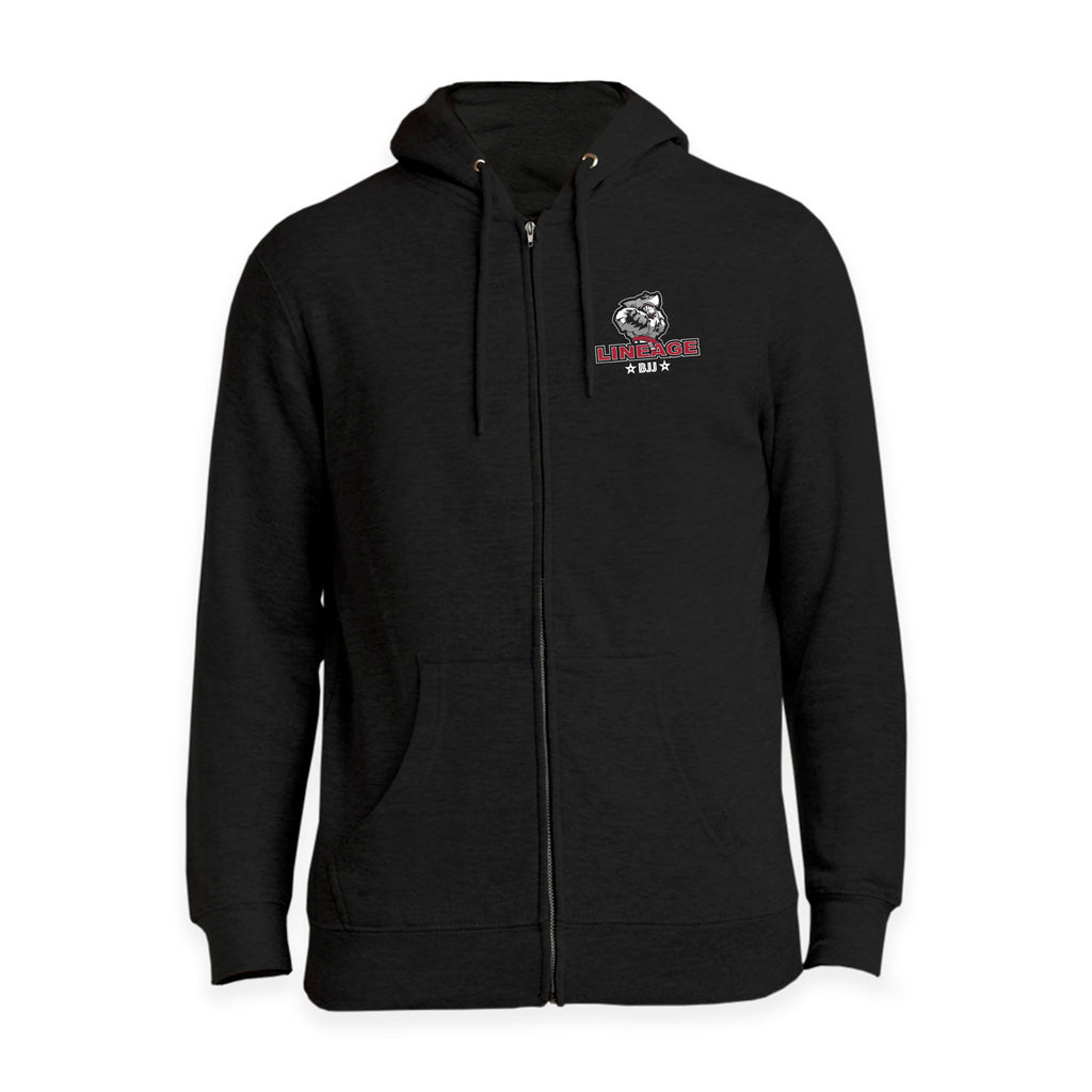 Lineage BJJ Academy Zip-Up Hoodies #8114 B