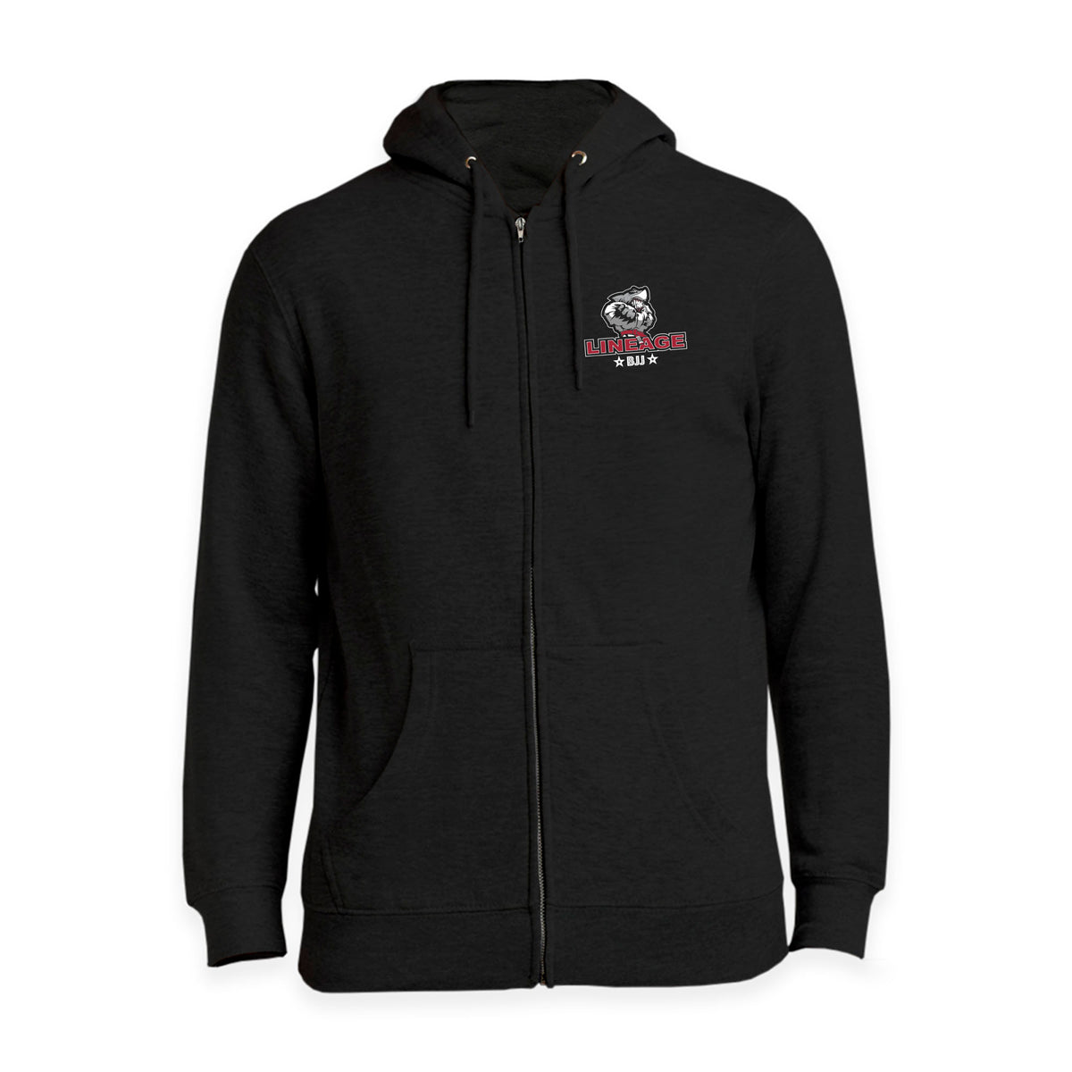 Lineage BJJ Academy Zip-Up Hoodies #8114 B
