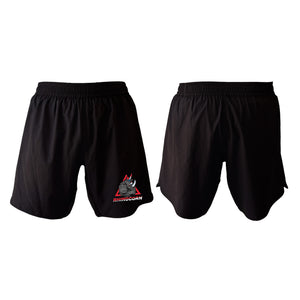 Lineage BJJ All Black Shorts 2.0 #8114 C (Rhinocorn)