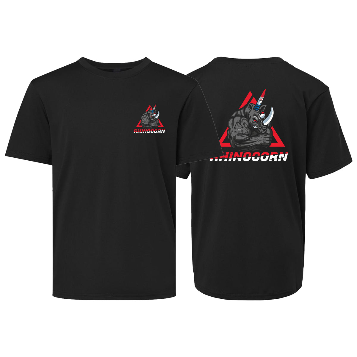 Lineage BJJ Dry Fit Kids Shirts #8114 C (Rhinocorn)
