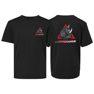 Lineage BJJ Dry Fit Kids Shirts #8114 C (Rhinocorn)