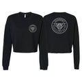 The Academy Maine Women's Cropped Crewneck Sweatshirt #8115 A