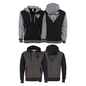The Academy Maine Academy Varsity Zip-Up Hoodies #8115 C