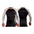 Absolute Grappling All Black Ranked Long Sleeve Rash Guards #8116 A