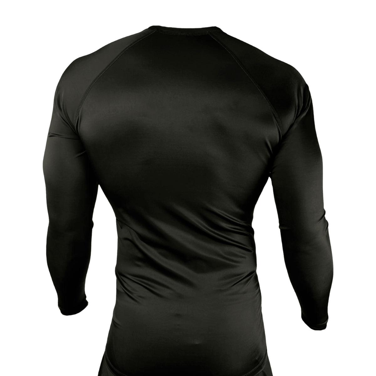 Absolute Grappling All Black Rash Guards Long Sleeves #8116 A