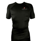 Absolute Grappling All Black Rash Guards Short Sleeves #8116 A
