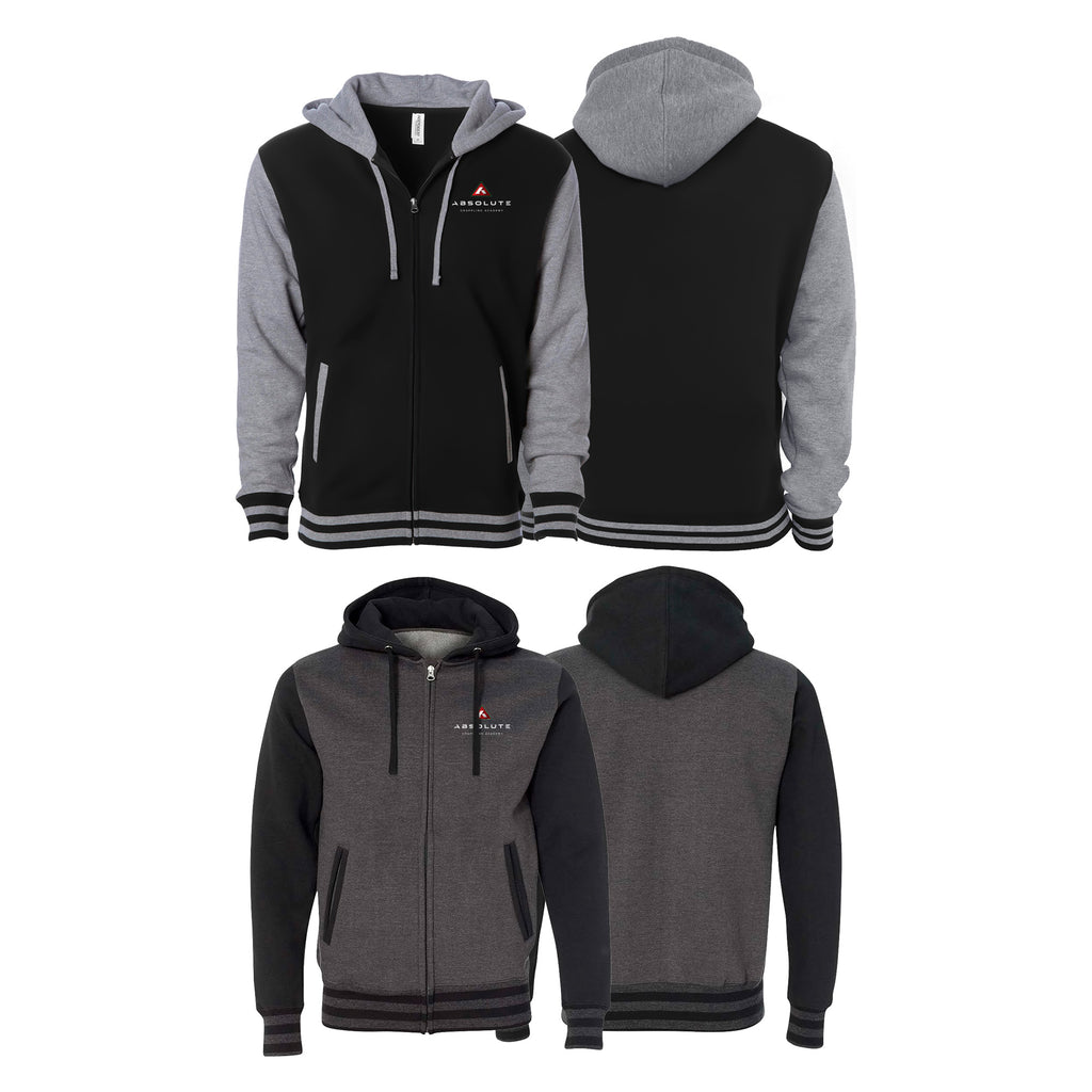 Absolute Grappling Varsity Zip-Up Hoodies #8116 A