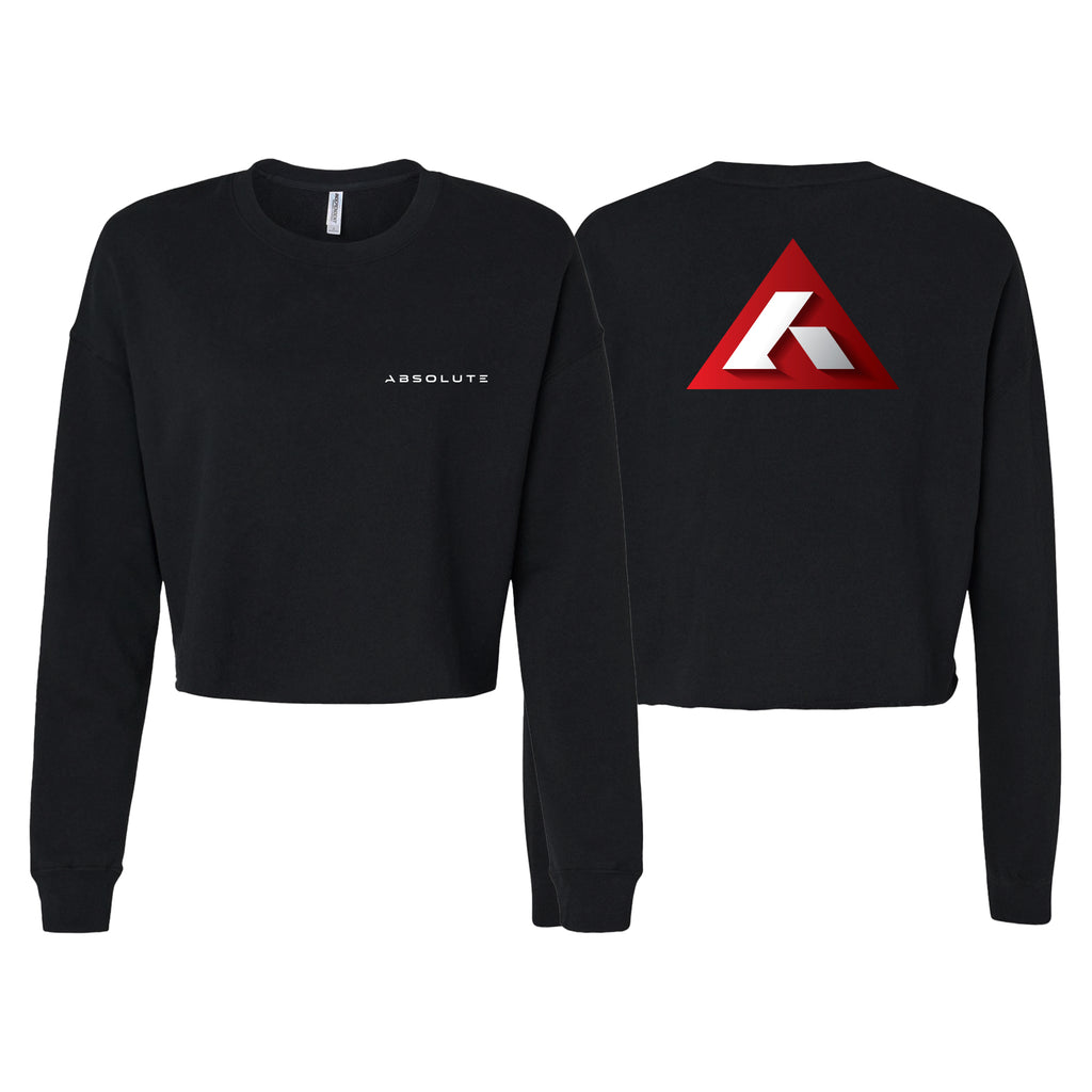 Absolute Grappling Women's Cropped Crewneck Sweatshirt #8116 B (Set up No. 2)