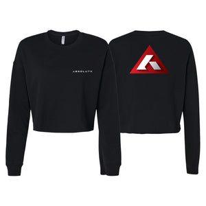 Absolute Grappling Women's Cropped Crewneck Sweatshirt #8116 B (Set up No. 2)
