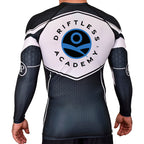 Driftless Academy Rash Guards Black/White #8118 A
