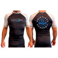 Driftless All Black Ranked Short Sleeve Rash Guards #8118 A