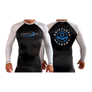 Driftless All Black Ranked Long Sleeve Rash Guards #8118 A