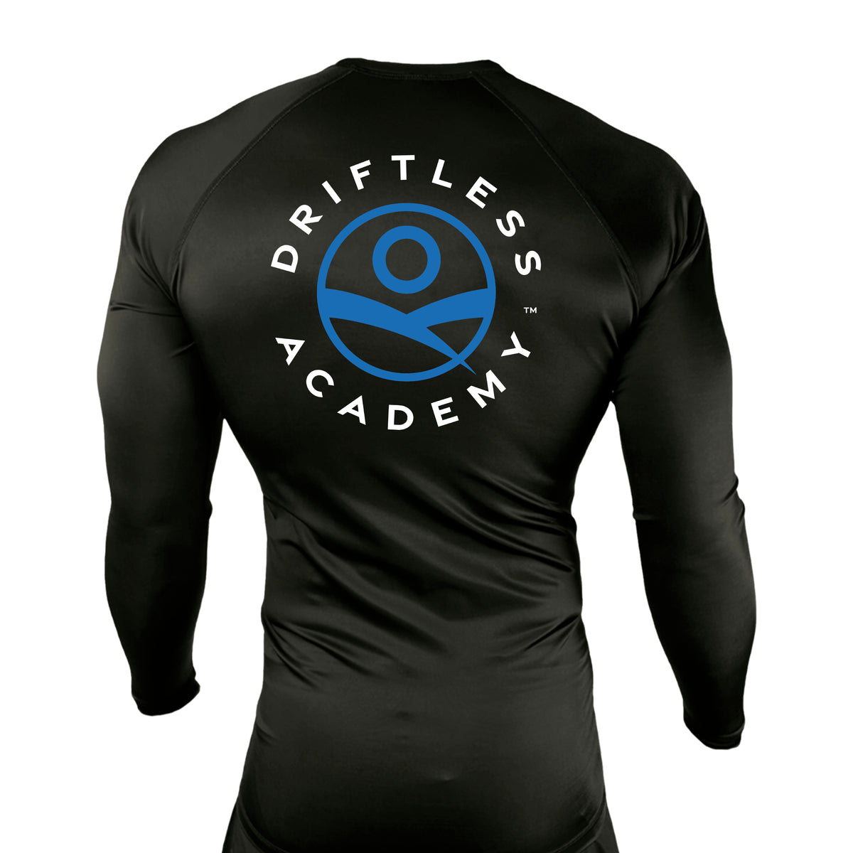 Driftless All Black Custom Rash Guards Long Sleeves #8118 A