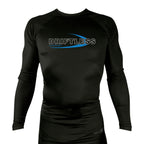 Driftless All Black Custom Rash Guards Long Sleeves #8118 A