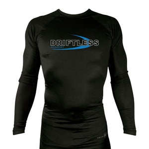 Driftless All Black Custom Rash Guards Long Sleeves #8118 A