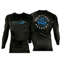 Driftless All Black Custom Rash Guards Long Sleeves #8118 A