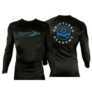 Driftless All Black Custom Rash Guards Long Sleeves #8118 A