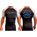 Driftless All Black Ranked Short Sleeve Rash Guards #8118 A