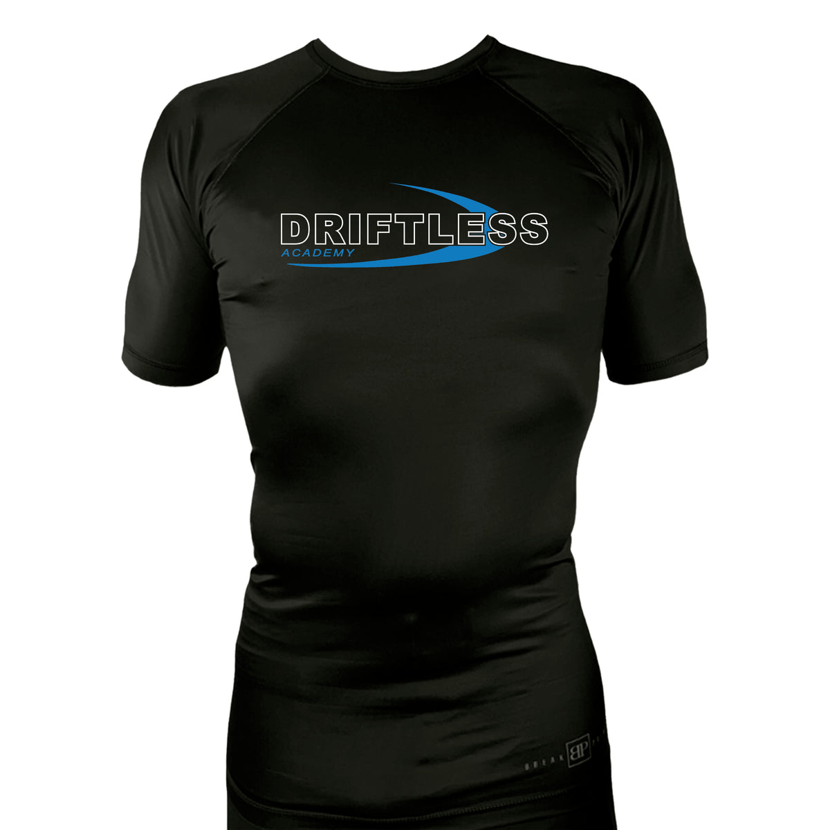 Driftless All Black Custom Rash Guards Short Sleeves #8118 A