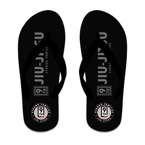 9th Jiu Jitsu Flip Flops #8120 B