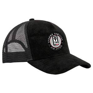 9th Jiu Jitsu Suede Trucker Hat #8120 B
