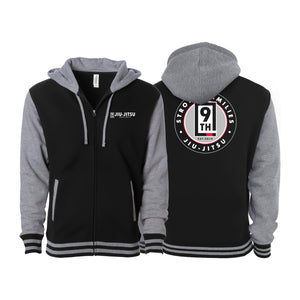 9th Jiu Jitsu Varsity Zip-Up Hoodies #8120 D