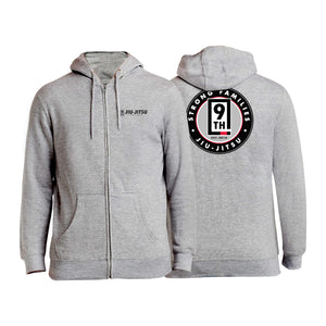 9th Jiu Jitsu Zip-Up Hoodies #8120 D
