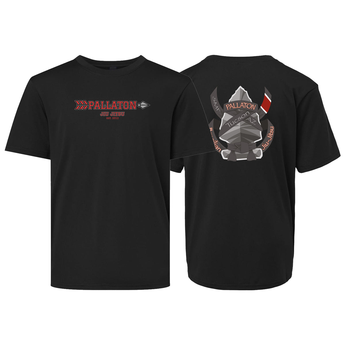 Pallaton BJJ Academy Dry Fit Kids Shirts #8121 C