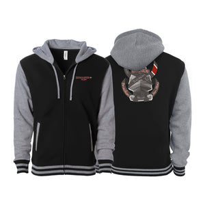 Pallaton BJJ Academy Varsity Zip-Up Hoodies #8121 D