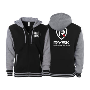 RYSK BJJ Academy Varsity Zip-Up Hoodies #8122 B