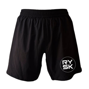 RYSK BJJ All Black Custom Shorts 2.0 #8122 E
