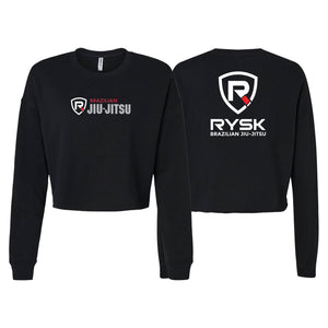 RYSK BJJ Women's Cropped Crewneck Sweatshirt #8122 I