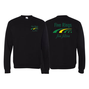 Five Rings Jiu Jitsu Academy Crewneck Sweatshirt #8123 A