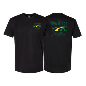 Five Rings Jiu Jitsu Next Level Adult Shirts #8123 A