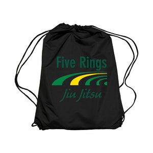 Five Rings Jiu Jitsu Academy Drawstring Bags #8123 A