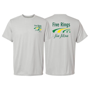 Five Rings Jiu Jitsu Academy Dry Fit Shirts #8123 A