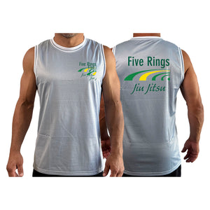 Five Rings Jiu Jitsu Academy Basketball Jerseys #8123 A