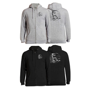 Five Rings Jiu Jitsu Academy Zip-Up Hoodies #8123 B
