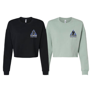 Katharo Training Center Women's Cropped Crewneck Sweatshirt #8124 A