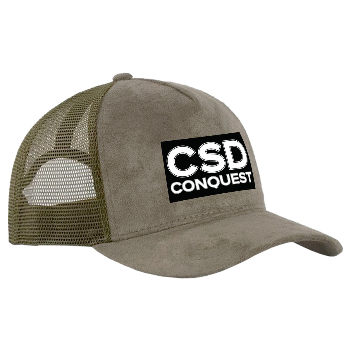 Conquest Self Defense Suede Trucker Hat #8125 A