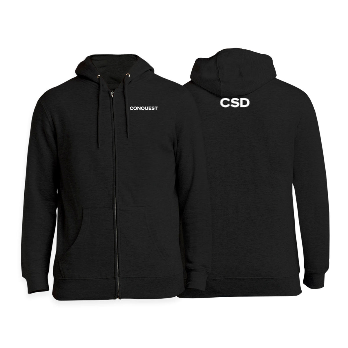 Conquest Self Defense Academy Zip-Up Hoodies #8125 B