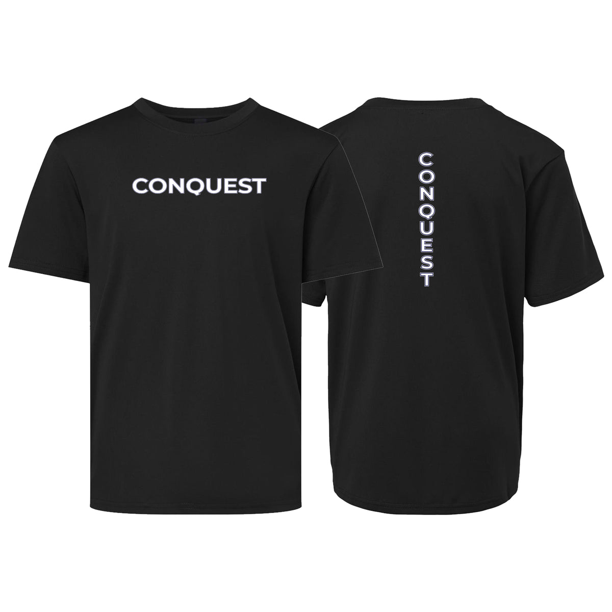 Conquest Self Defense Academy Dry Fit Kids Shirts #8125 C