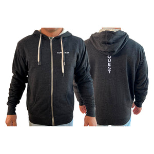 Conquest Self Defense Academy Sherpa Lined Zip-Up Hoodie #8125 D