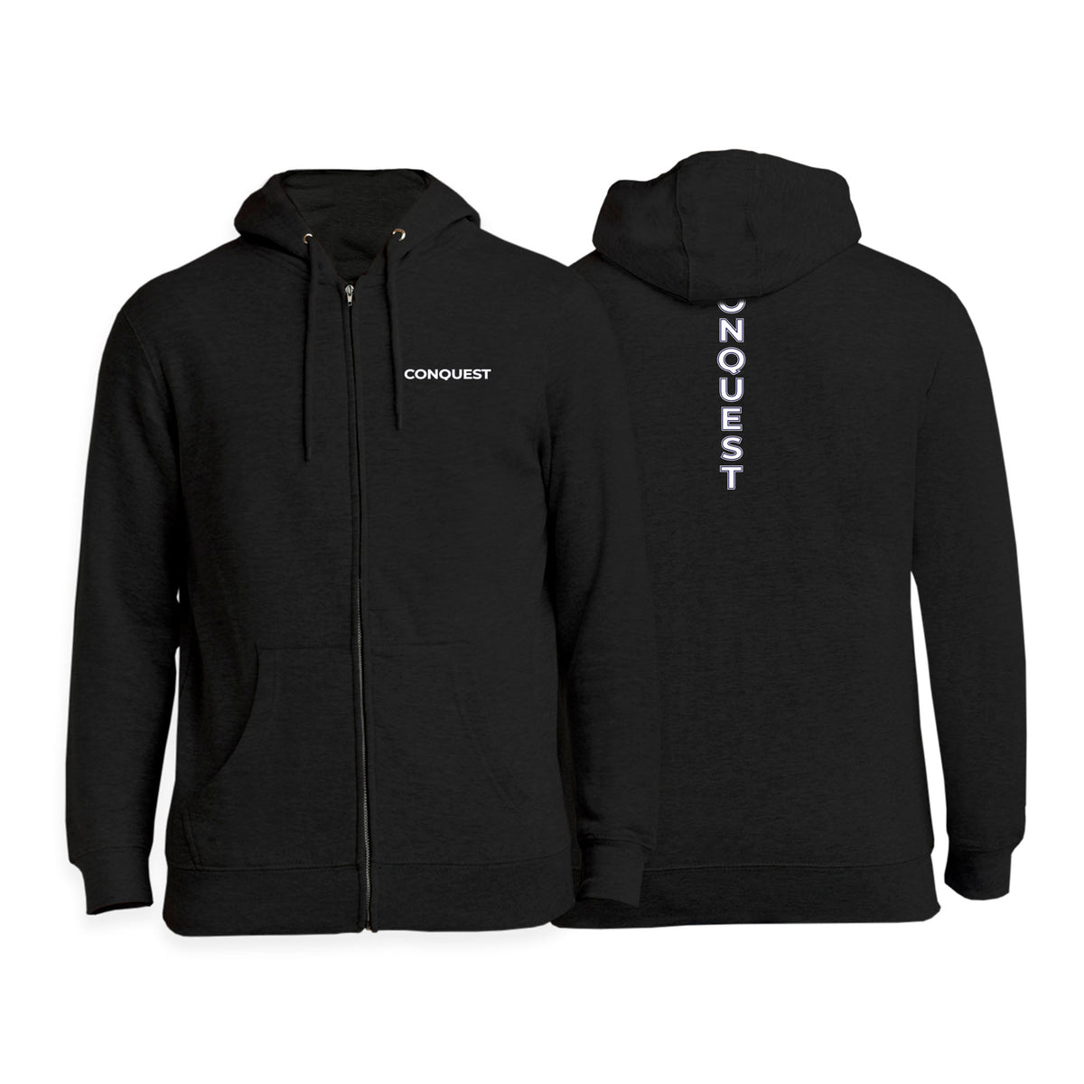Conquest Self Defense Academy Zip-Up Hoodies #8125 D